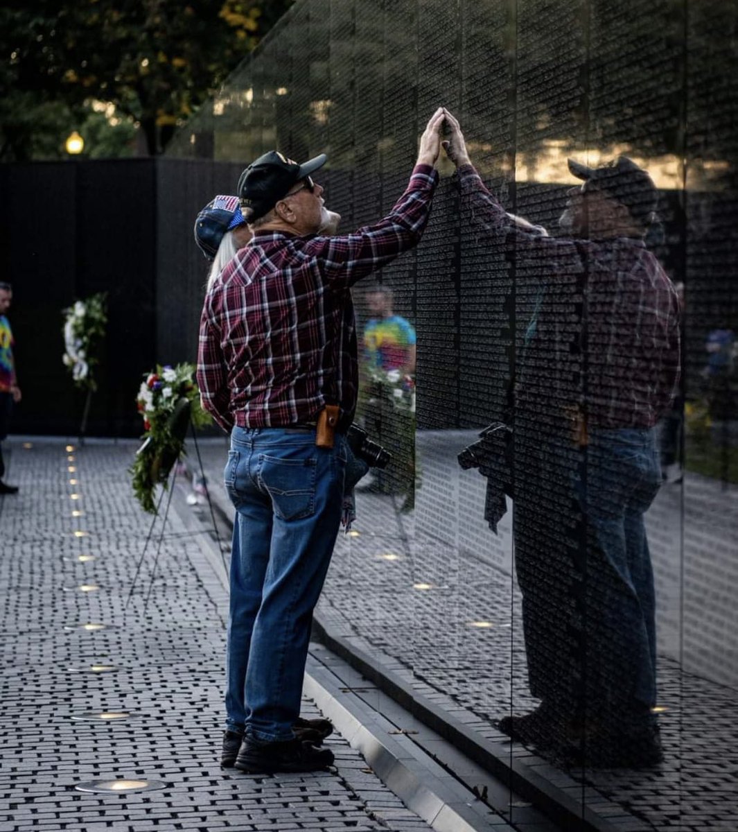 'You can hear how many men and women gave their lives but when you see the Wall with all their names, it really becomes real and makes an impact on you.'
