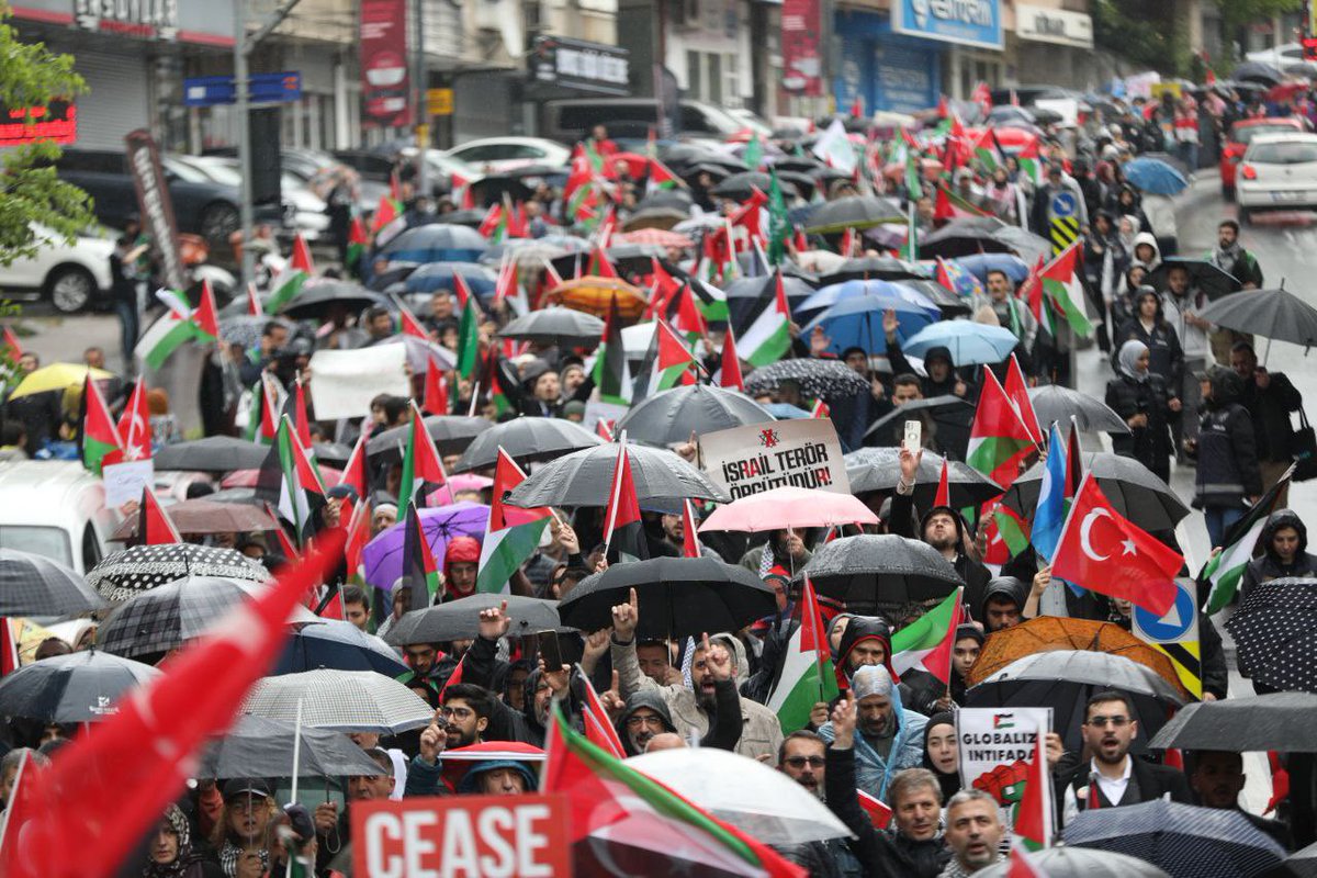 We will not stop until Palestine is free. 📍Istanbul, Türkiye