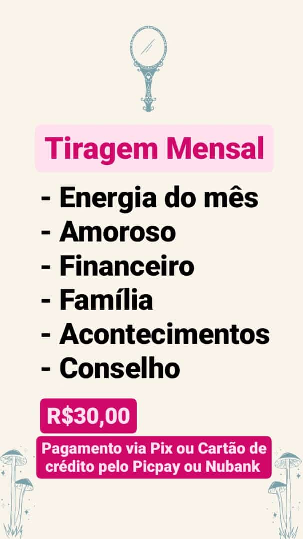 ✨ Agenda de atendimento aberta,
Vem saber como será seu mês de Maio!