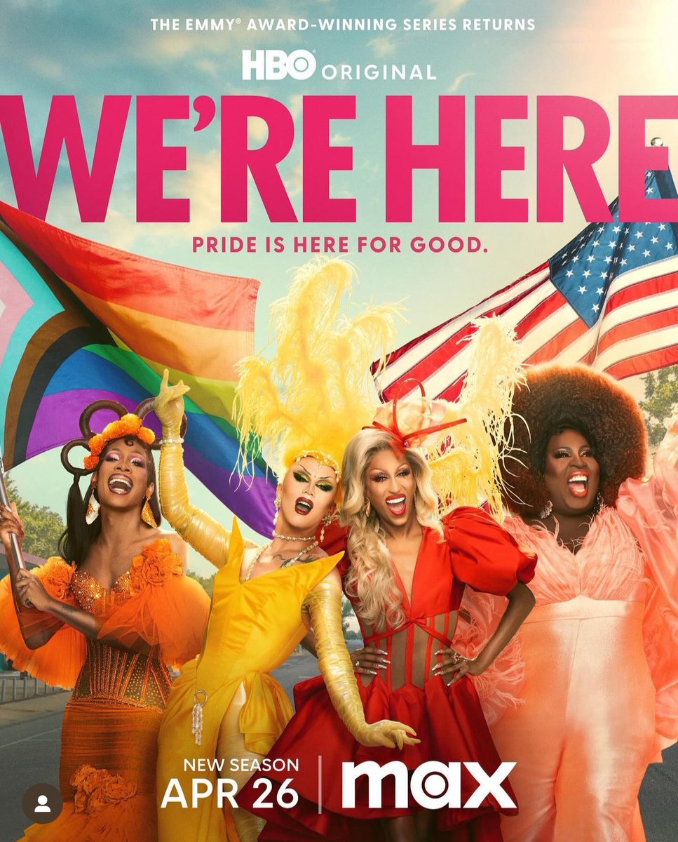 I just saw the first episode in Tennessee. I’m honestly amazed by the queens and all of the people who participated. This is the show we need right now. 🙌🏻💖 #hbo #werehere #drag #dragqueens #lgbtqia #love