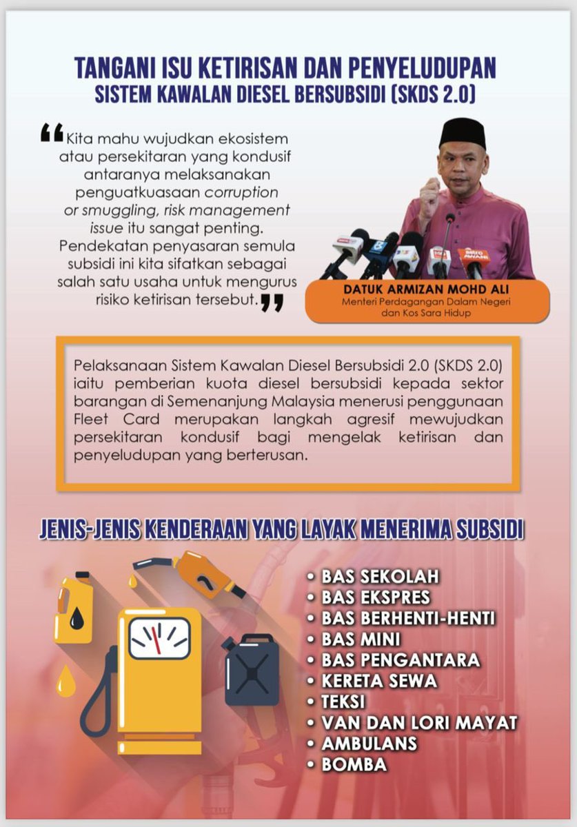 DBOOK PENERANGAN | RISALAH SISTEM KAWALAN DIESEL BERSUBSIDI (SKDS 2.0) 

dbook.penerangan.gov.my/dbook/?product…

#DbookPenerangan
#MalaysiaMADANI
#JabatanPenerangan
#JAPENWPKLP
#PPDLembahPantaiSegambut