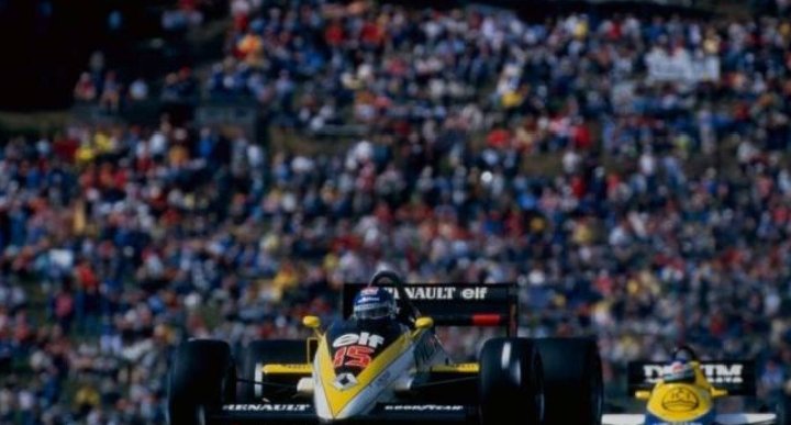 1985 Austrian GP, Österreichring 🇦🇹🏁 Patrick Tambay 🇨🇵, Renault RE60B #classic #formula1