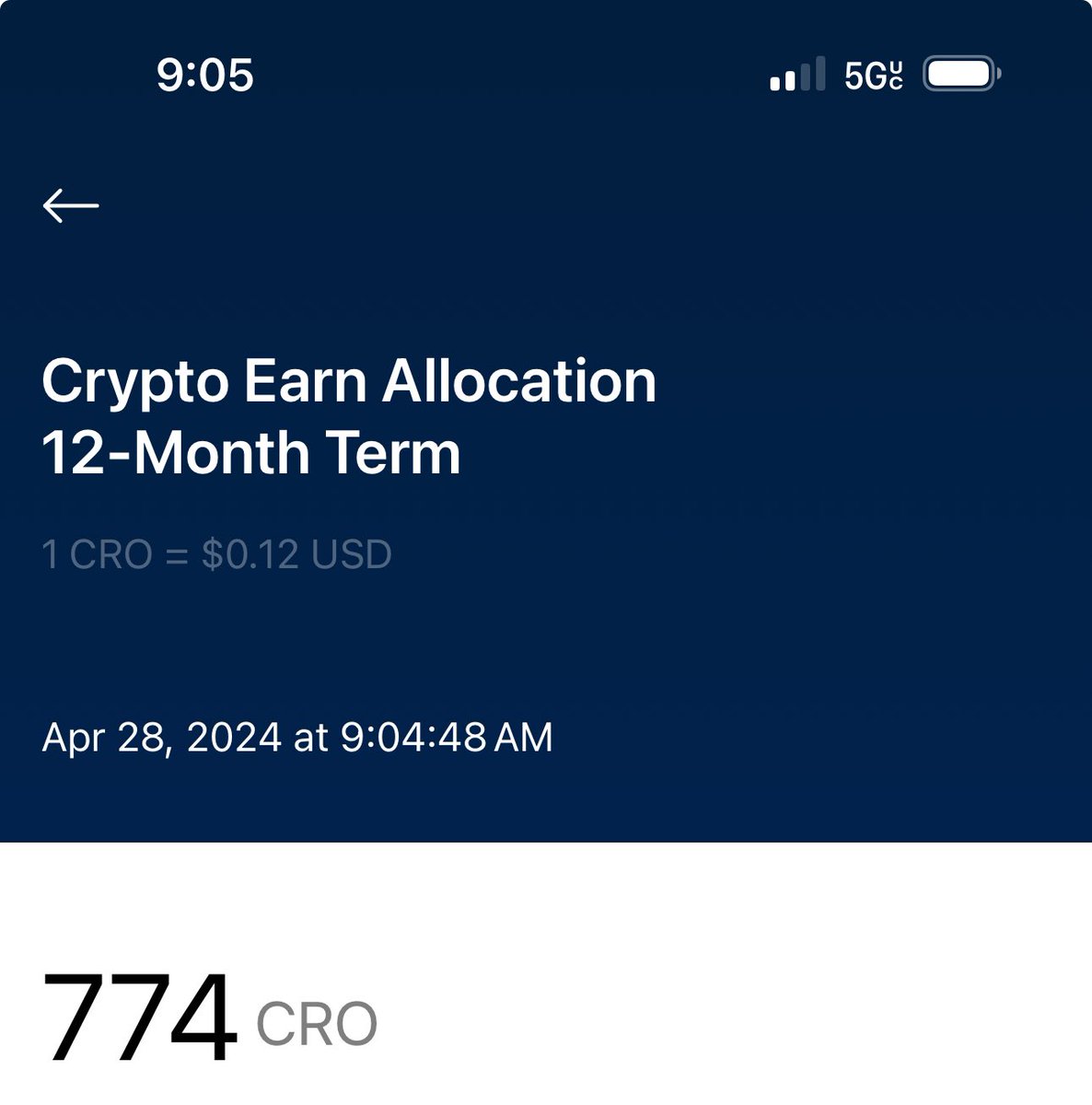 Happy #CROSUNDAY,  #crofam. Every week doing my “DCA” with #CRO and also taking advantage of the limited time offer of 20% p.a cash 💰 back with @cryptocomnft. One step at a time you can build something beautiful. Let’s #Cro 💪!!! 
#bornbrave @LoadedLions_CDC @BDCNFT