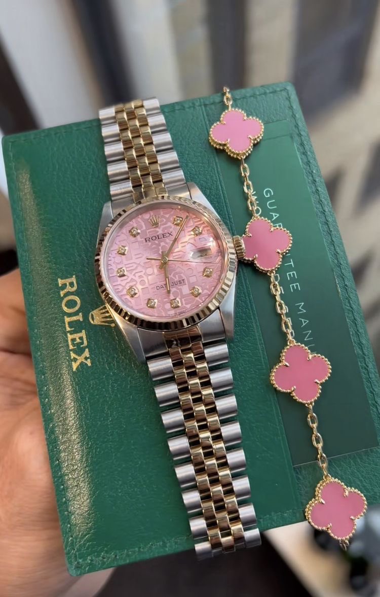 pink rolex