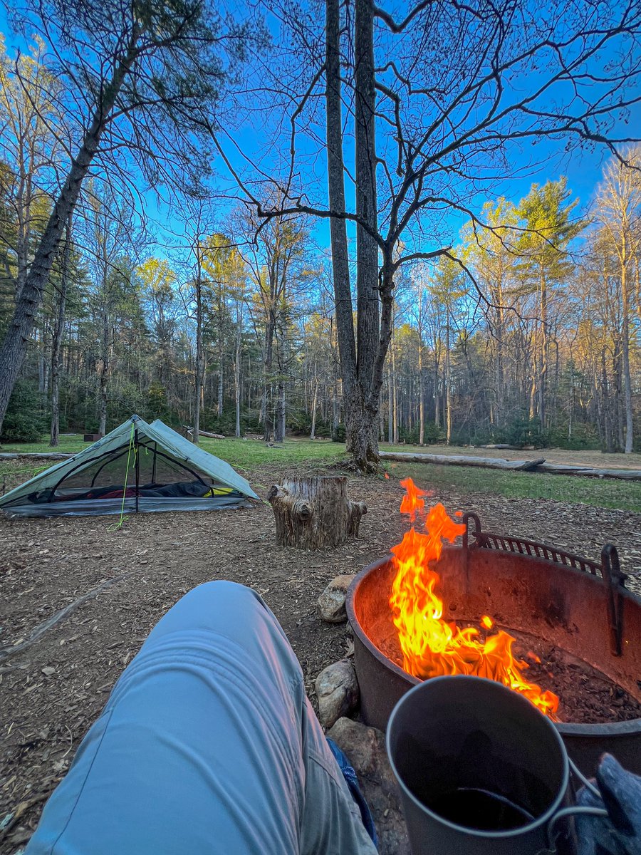'Backpacking season is back! Chilly 26f morning temperature.'

- @jameswillamor