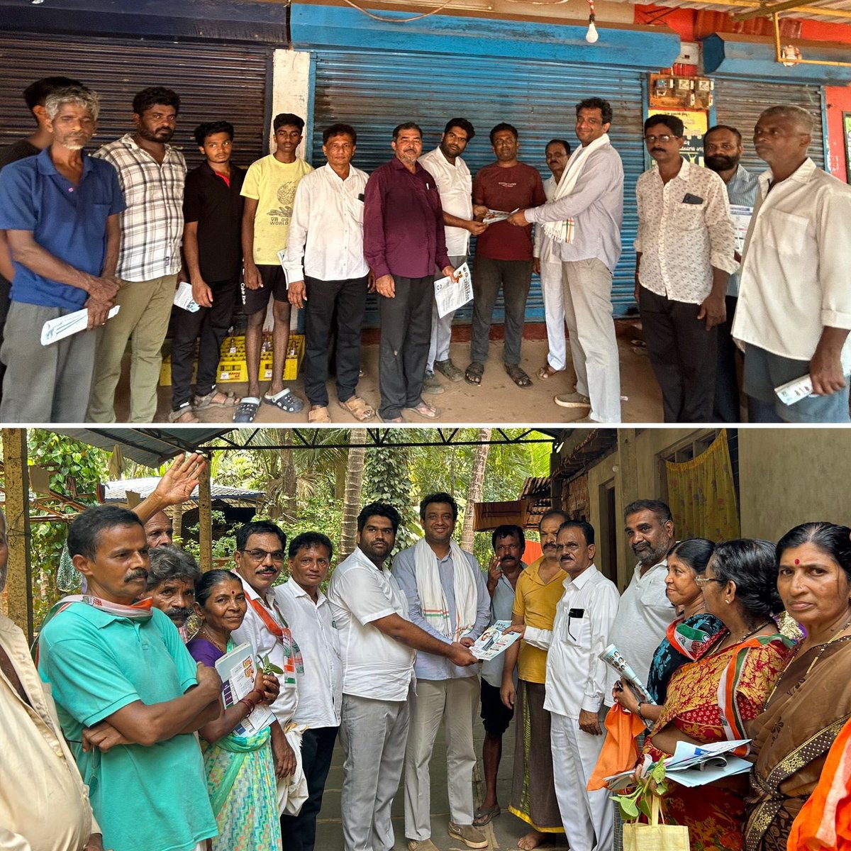 Some moments from door to door campaigning along with Block Congress Teams along with our senior leaders in Bargi, Hegde, Holangadde, Baada, Aghnashini and Kagal. It was great to see the spirit of our party cadre and spend time with them campaigning. @INCKarnataka @INCIndia
