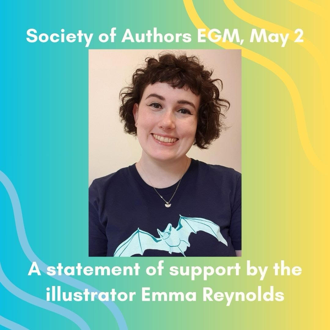 Illustrator Emma Reynolds (@EmmaIllustrate) has endorsed Fossil Free Books. 'I fully support and endorse the interconnected resolutions calling for fossil fuel divestment and an immediate ceasefire and end to the genocide in Gaza.'