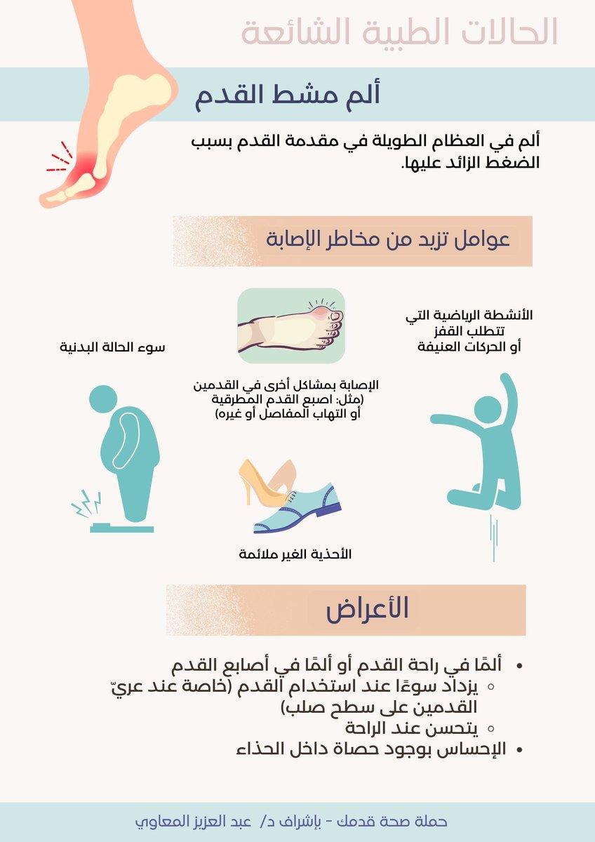 ماهو ألم مشط القدم 🤔