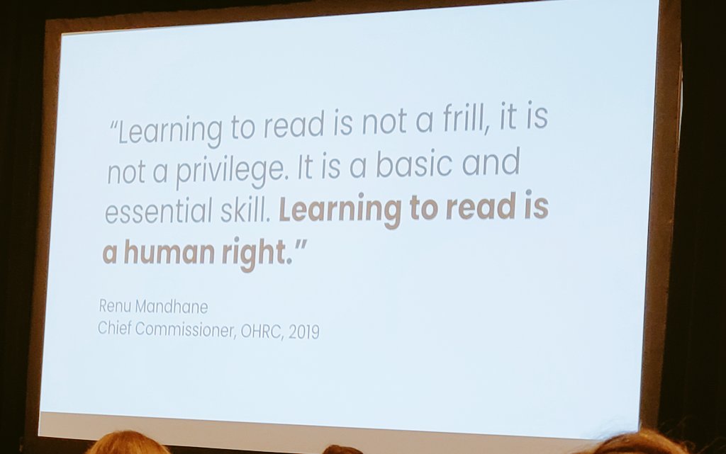 Day 2 #LitLearn2024 Great way to start with @OntHumanRights #RighttoRead