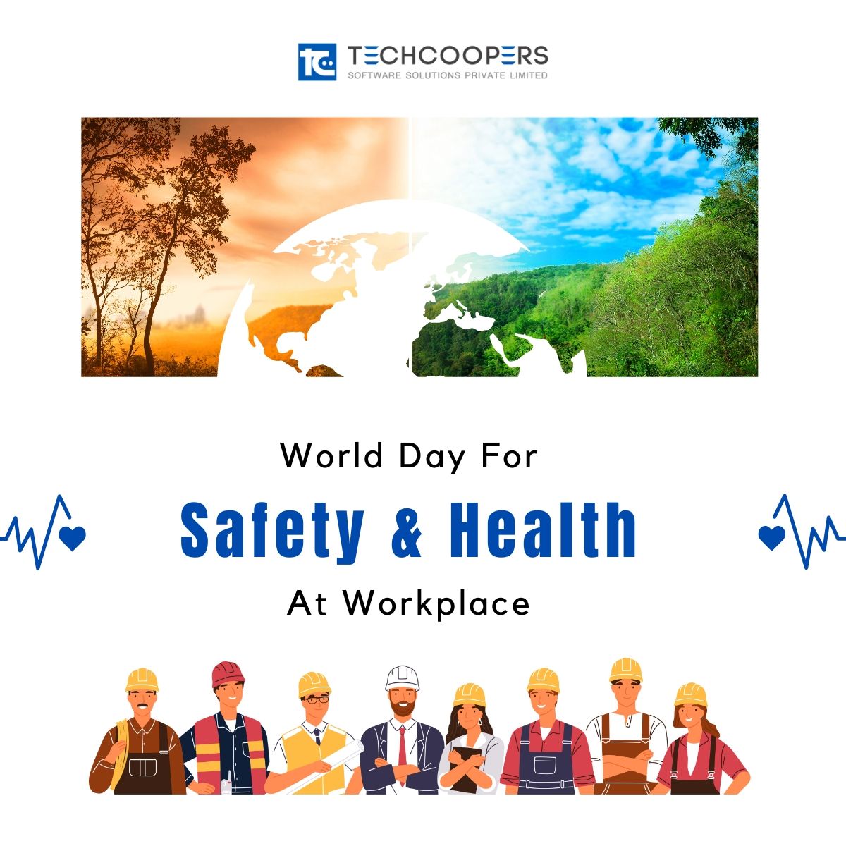 Today, on World Day for Safety and Health at Work, let's unite to prioritize safety measures amidst a changing climate. Working together, we can adjust, create new solutions to build a safer and healthier workplace for all.

#safetyatwork #healthatwork  #worldhealth #safetyatwork