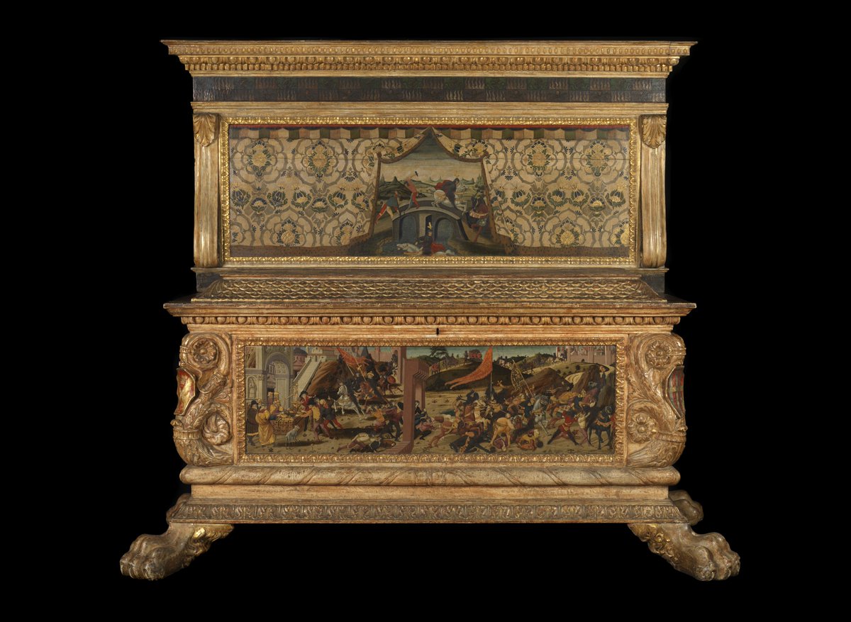 Take a #SundayScroll with us through the intricate details of the Morelli chest, on display in the Blavatnik Fine Rooms ✨ Find out more: gallerycollections.courtauld.ac.uk/object-f-1947-…