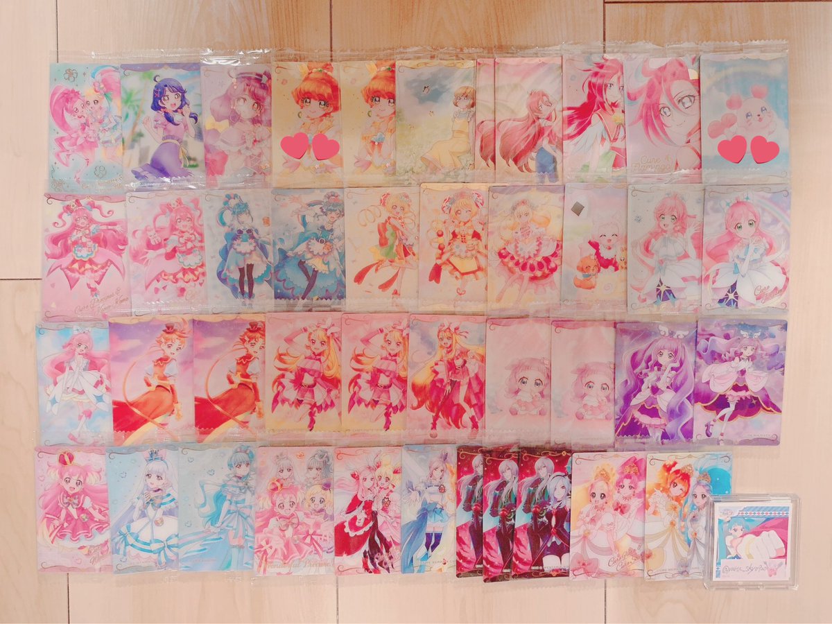 chiri_moon_'s tweet photo. @yuru_sky0920 初めまして、検索から失礼致します。
当方画像1枚目を所持しているのですが、画像をお借りしまして2.3枚目のカードのハートをつけた中で交換可能なカードはありますでしょうか？ご検討よろしくお願いいたします🙇‍♀️ https://t.co/E9leZdxcOU