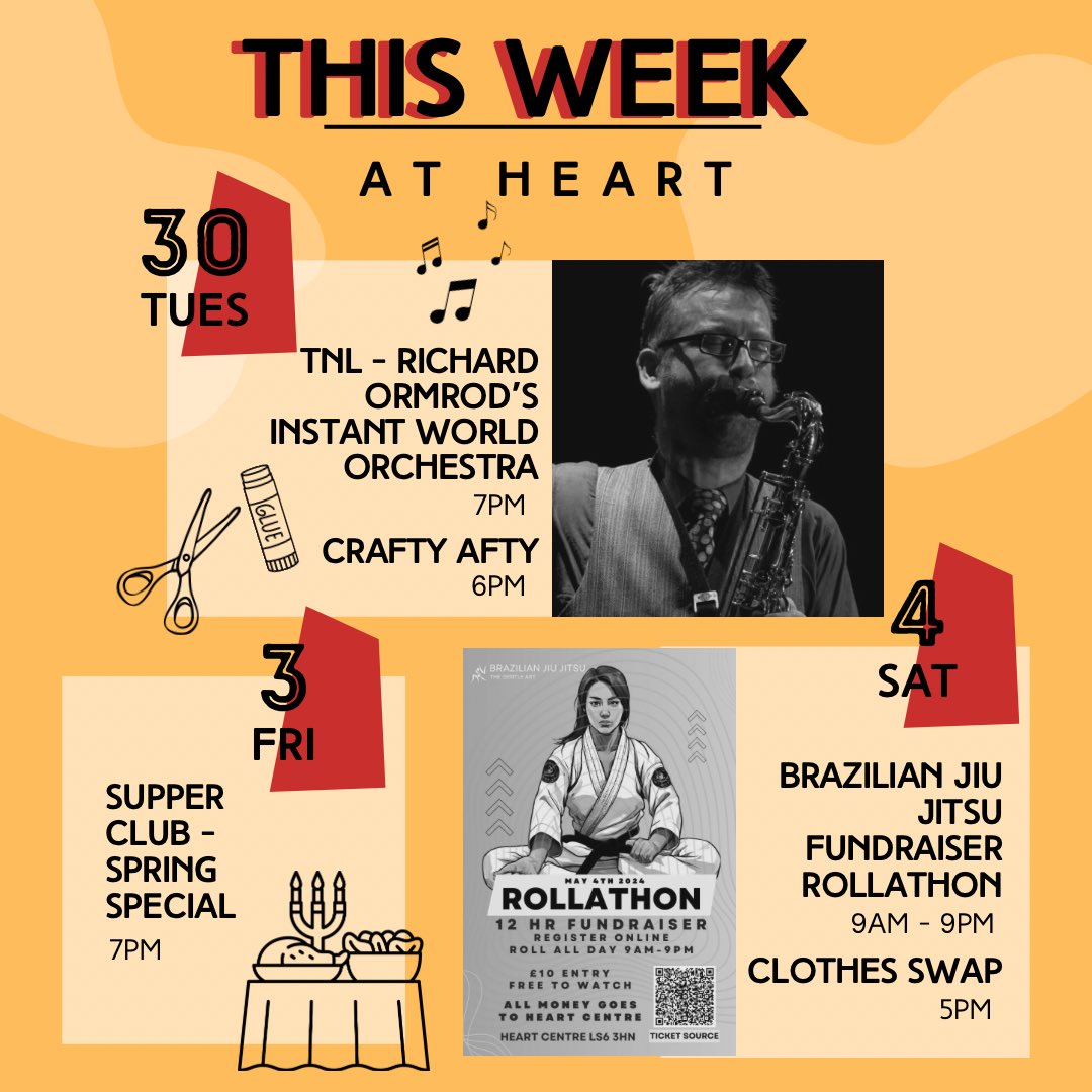 This week at Heart! For more info and booking - check out the link in our bio! 💃