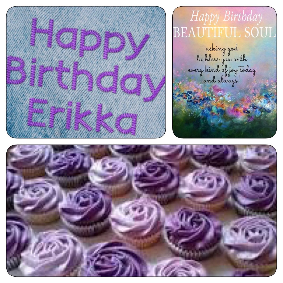 Wishing my good friend Errikka @iggiesrule89 a very Happy Birthday today . Hope it’s a day as special as she is to us all . Much Love &. Cayke 🎂🎈🎉🎊🌸💕💜💖🥂❤️
