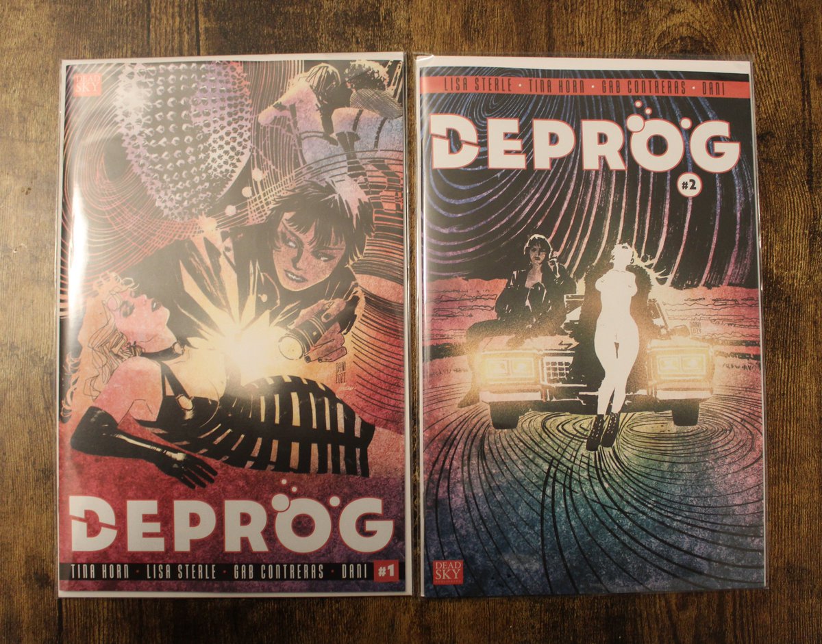 #c2e2 #comic findings! DEPROG has been on my list (Sold out at my LCS, I was lucky enough to find issue 1&2 at @DeadSkyPub booth! The series can be a bit risque but its a fascinating read that has a cool team of artists @tinahornsass @lisa_sterle @GabContrerasR @danistrips