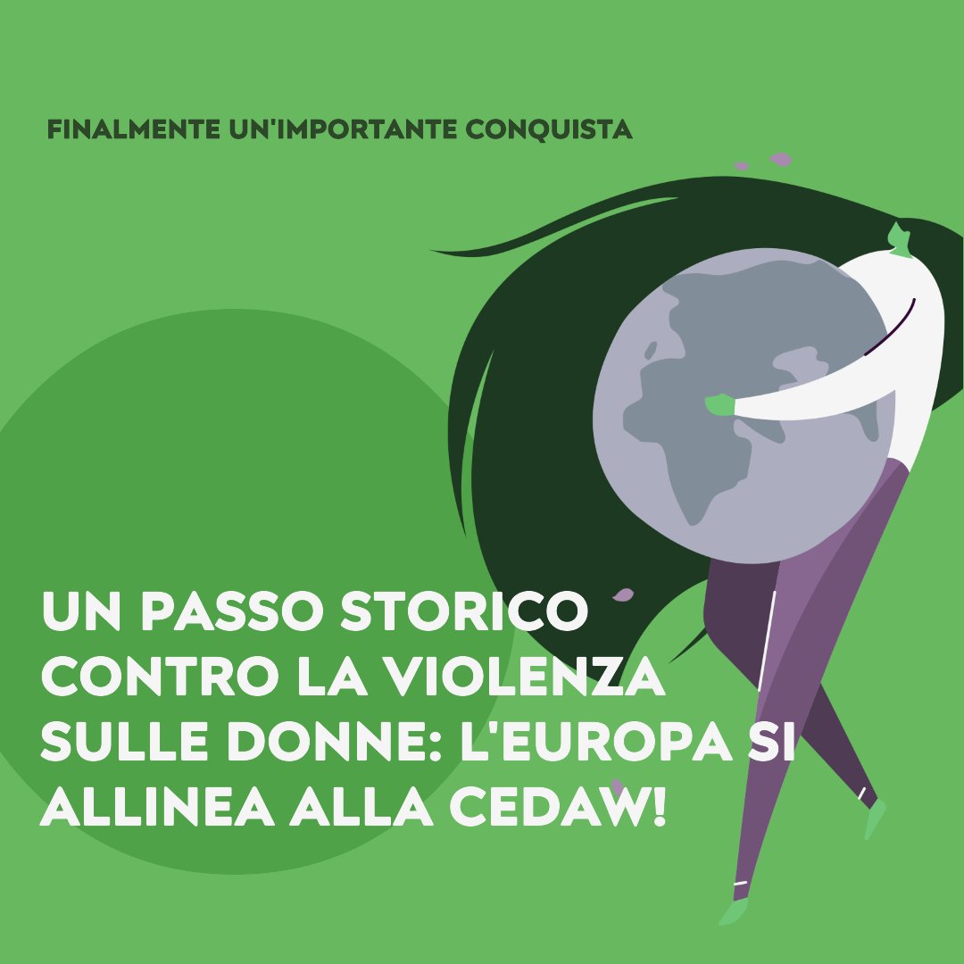 🎉 Il Parlamento europeo ha approvato l'adesione alla Convenzione per l'eliminazione di ogni forma di discriminazione della donna (CEDAW), un trattato internazionale fondamentale per la lotta alla violenza di genere.

Cosa significa questo?