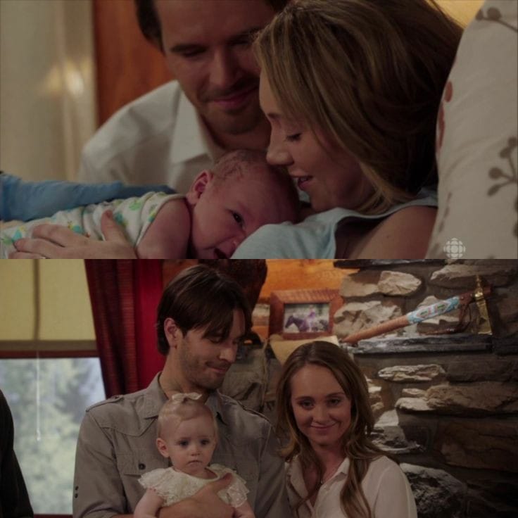 This is the family I loved 🥰...for me they were, are and will be the heart ♥ of @HeartlandOnCBC  @CBC @cbcgem
Ty @GrahamWardle Amy @Amber_Marshall and Lyndy #SpencerTwins in their loft ♥
 #iloveTyandAmy #ilovefamilyBorden #iloveheartland