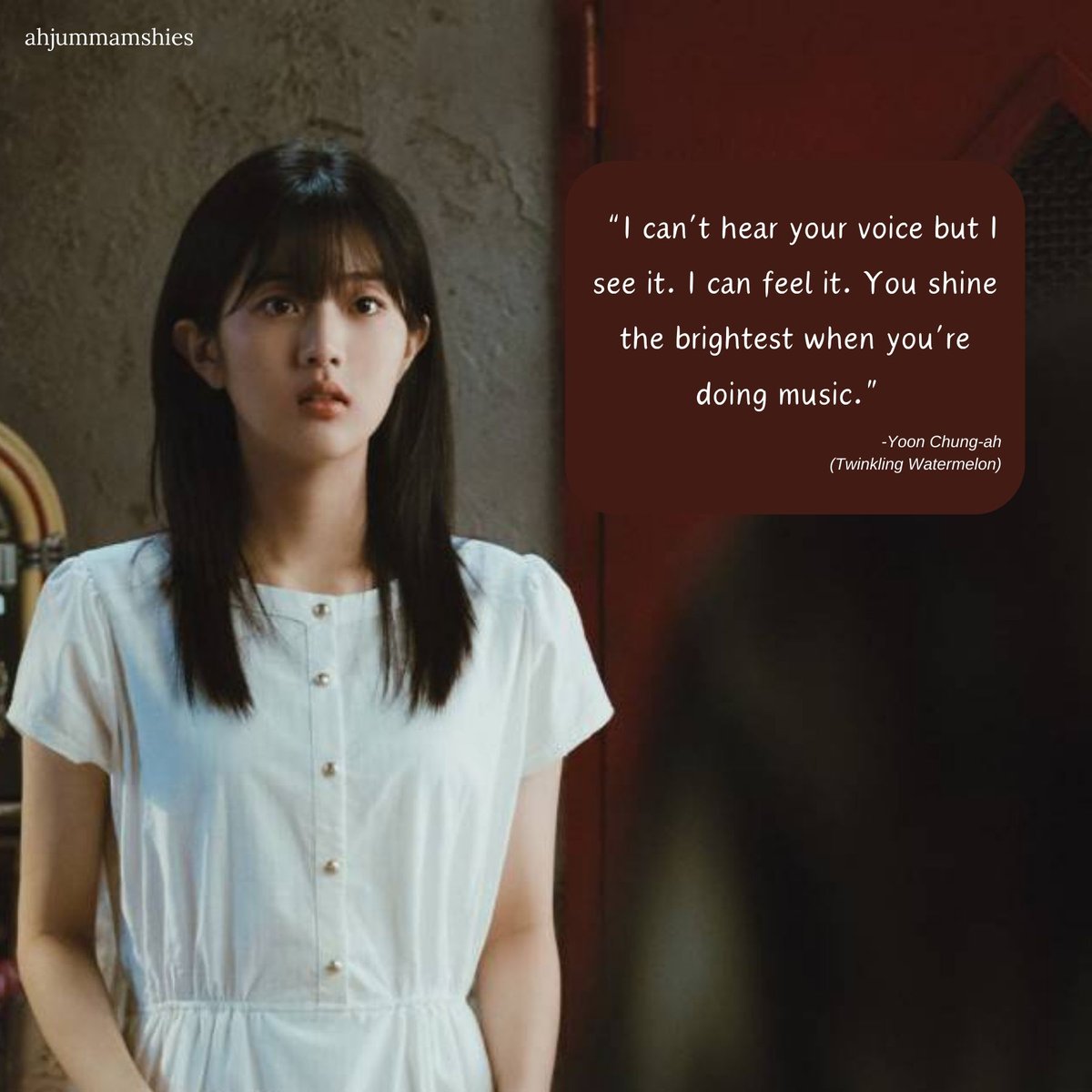 K-Drama Quote of the Day: #TwinklingWatermelon #Ryeoun #ChoiHyunWook #SeolInAh #ShinEunSoo