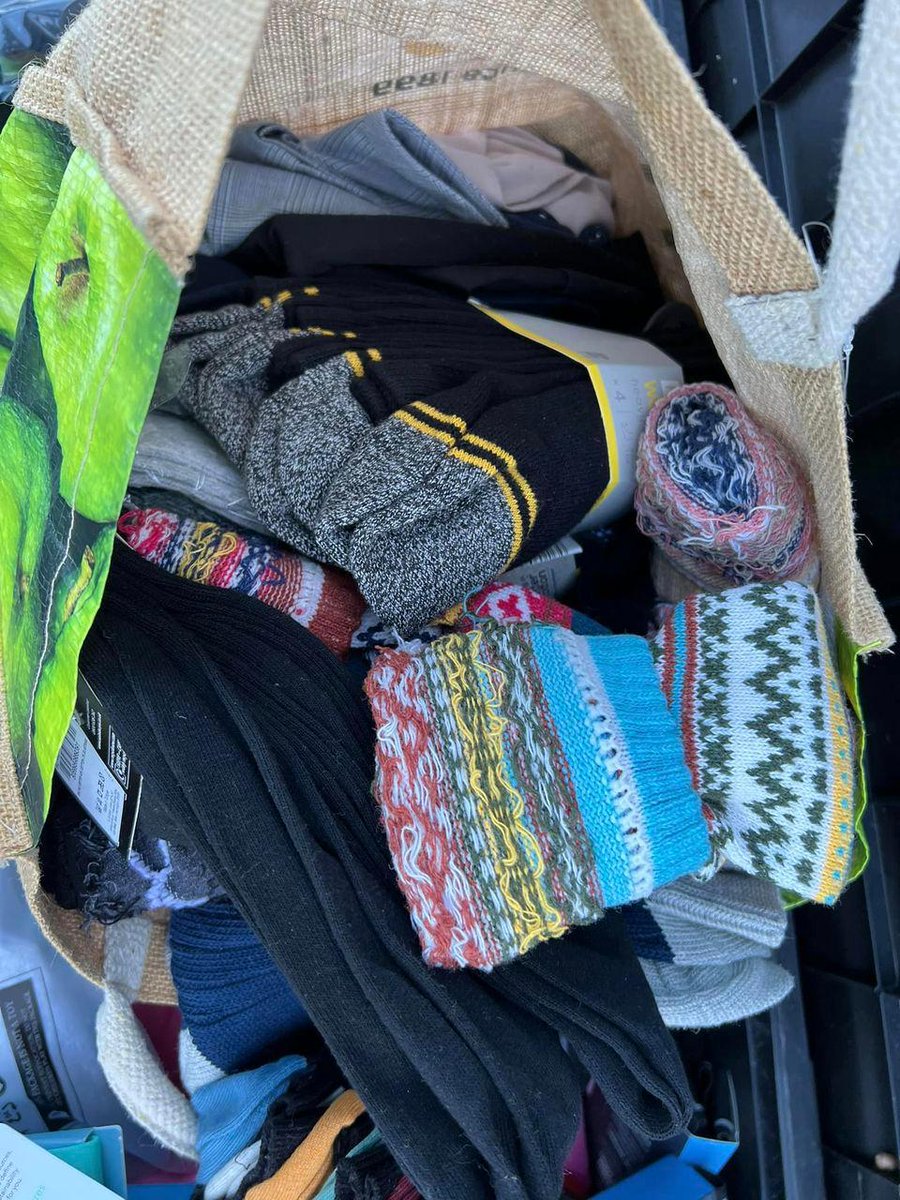 Even in this cold weather winter socks are still needed. Keep them coming