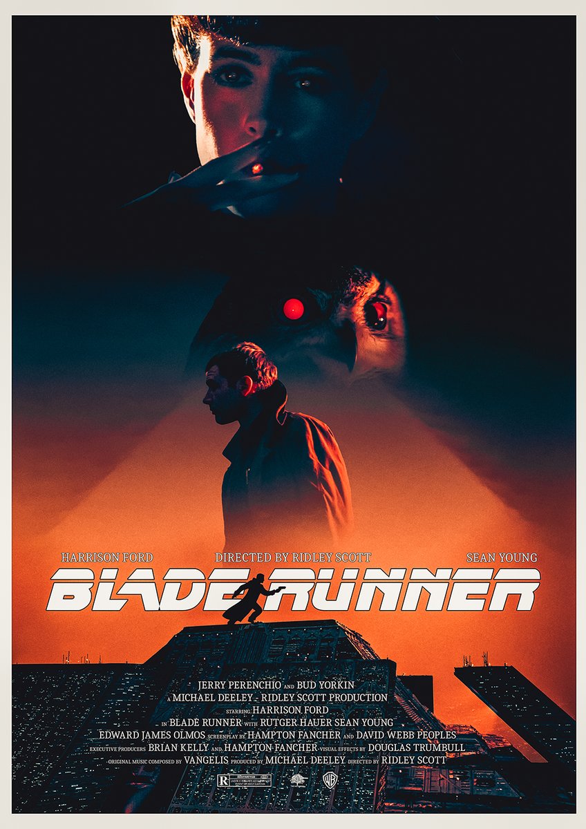 #BladeRunner #RidleyScott #HarrisonFord #SeanYoung #movieposterdesign #posterdesign #AltenativeMoviePoster #portfolio #Designer