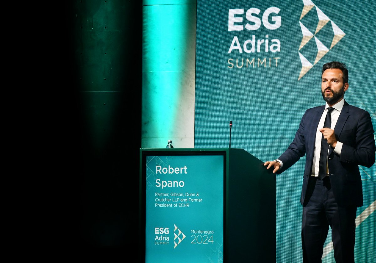 In his thought-provoking presentation at the ESG Adria Summit, Spano, Partner at @gibsondunn and Former President of the European Court of Human Rights, highlighted the shifting dynamics regarding business and fundamental rights. 'The business environment is undergoing a