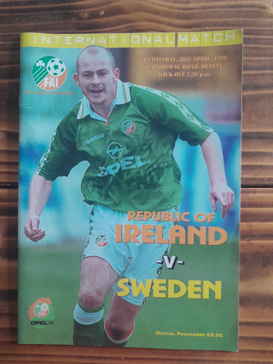 Sweden were the visitor's to Lansdowne Road for this Freindly International against the Republic of Ireland, on this day in 1999..

Graham Kavanagh &amp; Mark Kennedy  scored in the 75th &amp; 77th minute to give us the 2 nil victory...