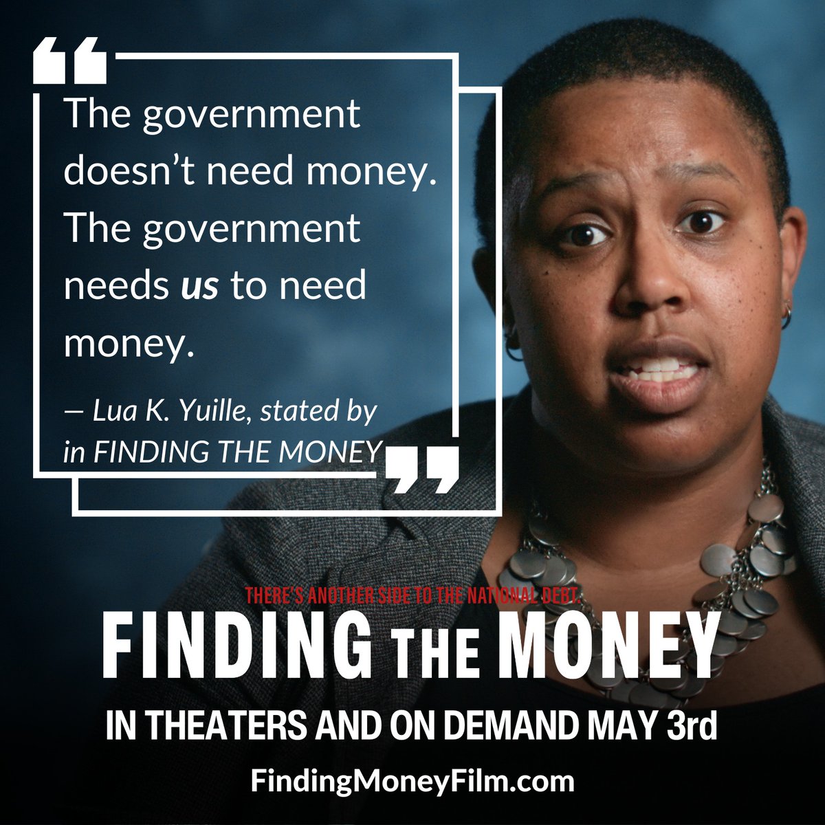 'If they can just print money then why are they even collecting taxes?' @WallStreetSilv asks This exact Q and more explored in FINDING THE MONEY coming to Theaters and On Demand Nationwide this FRIDAY May 3rd! FindingMoneyFilm.com @StephanieKelton @QuadCinema NYC May 3-9