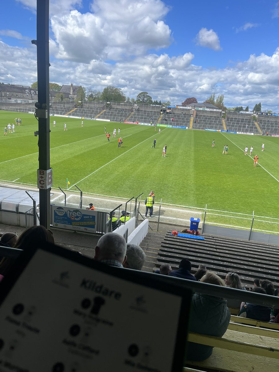 15 Mins gone, break in the game for injury on Meath team. Kildare 0.02 (2) Meath 0.06 (6) Number 24 Laoise Lenehan also replaces 27 Ellie O’Toole.