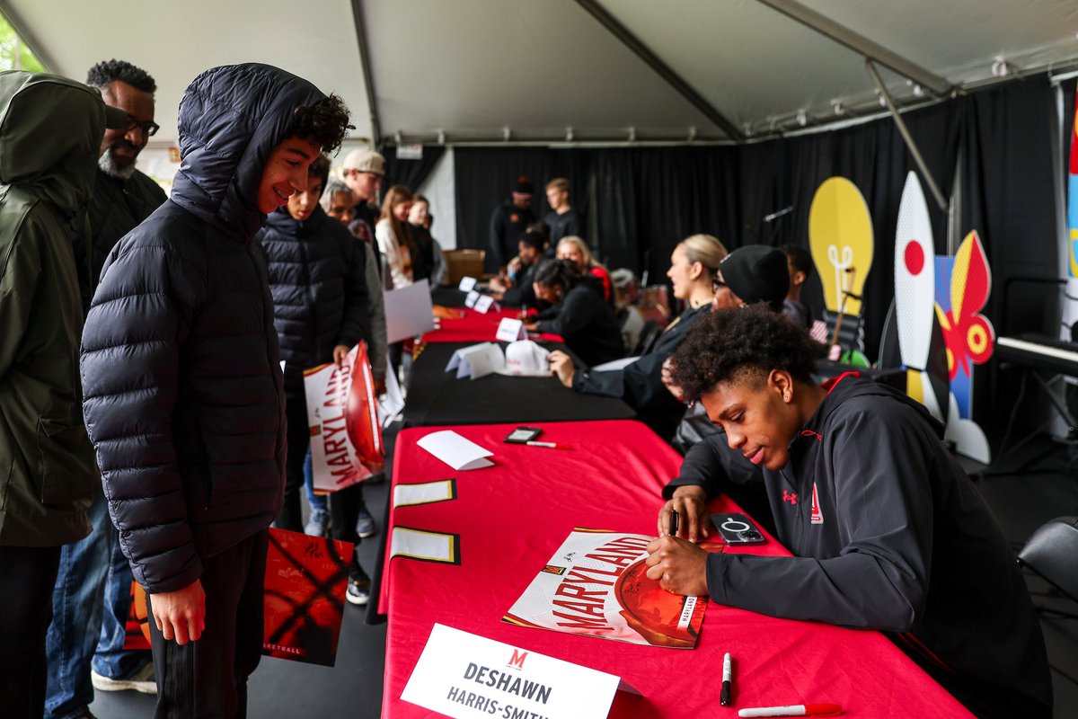 Appreciate the love from Terp Nation on Maryland Day ❤️