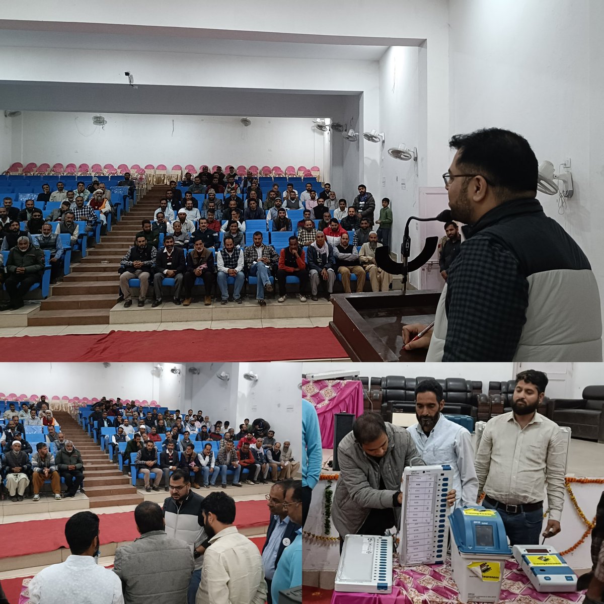 Giving final touch! Poonch is ready for GELS-2024. Today presided over the training programme for the Polling personnels for Lok Sabha Elections 2024 in Poonch. - Emphasized on adherence to election guidelines for fair and transparent elections. @diprjk @yasinc_ias