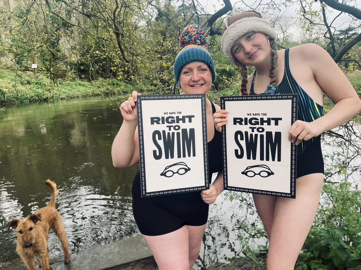 Celebrating the 92nd anniversary of the Kinder Trespass by joining swimmers across the country with <a href="/outdoorswimming/">Outdoor Swimming Society</a> campaigning for fair rights to blue spaces⭐️River Avon, GuysCliffe, Warwickshire. #OutdoorsForAll <a href="/Britishcanoeing/">Great British Canoeing</a> <a href="/RamblersGB/">RamblersGB</a> #RightToSwim  #alpkit #RightToRoam