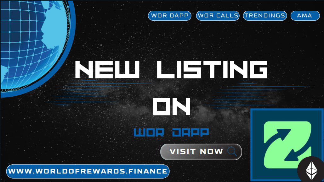 🔥 NEW LISTING ON $WOR DAPP TRENDINGS 🔥

🔶 @Zypto_Token  🔶

CA: 0x7a65cb87f596caf31a4932f074c59c0592be77d7

✨️Community:
t.me/zypto

✨️Dapp rewards:
worldofrewards.finance/#/token/0x7A65…

#Ethereum    #bitcoin    #PassiveIncome #usdt #cryptocurrencies #WorldofRewards