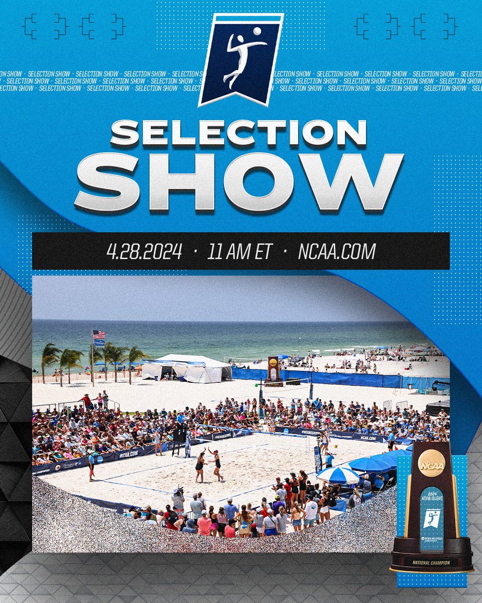 🚨 SELECTIONS ARE TODAY 🚨 NC Beach Volleyball Selection Show ⏰ 11 AM ET 💻 NCAA.com #NCAABeachVB