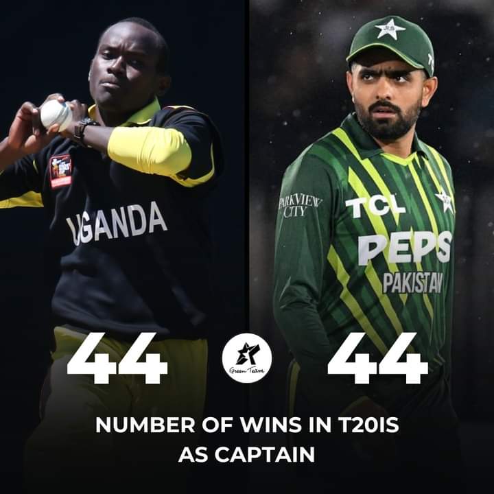 Wow

Babar Azam joins Uganda captain Brian Masaba as the joint most successful T20I captain of all time. 😯

#PAKvNZ | #Cricket | #GreenTeam | #OurGameOurPassion | #KhelKaJunoon