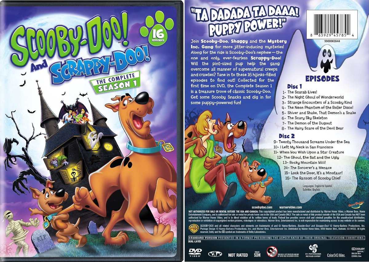 ON THIS DAY...

April 28, 2015 - Scooby-Doo and Scrappy-Doo: The Complete Season 1 was released on DVD.

#scoobydoohistory #ScoobyDoo