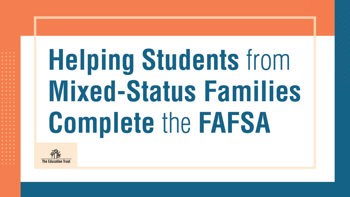 Join us on Monday, 04/29, at 7 PM ET for a detailed training tailored for #Undocumented students or students from mixed-status families who are having a difficult time completing & submitting the Better #FAFSA. Register here: edtru.st/3UxG9uF