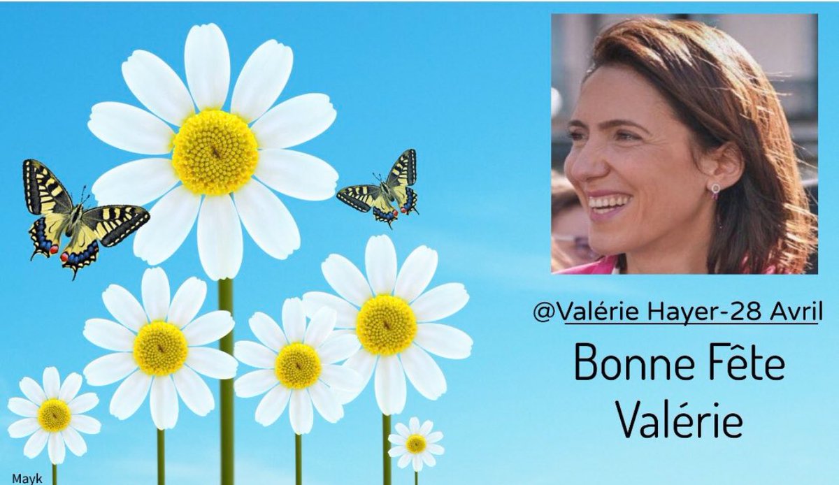 Très bonne fête à notre chère #ValerieHayer qui saura satisfaire notre #BesoinDEurope le #9juin et au delà fortes de ses convictions, sa vision, son talent de négociatrice au sein du groupe #Renew pivot de toute majorité au parlement européen