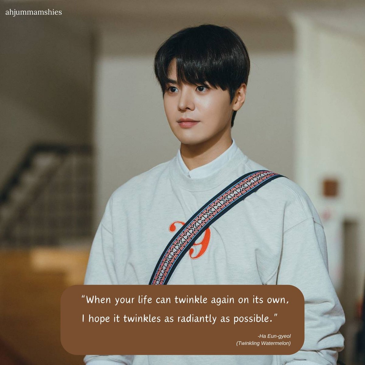 K-Drama Quote of the Day: #TwinklingWatermelon #Ryeoun #ChoiHyunWook #SeolInAh #ShinEunSoo