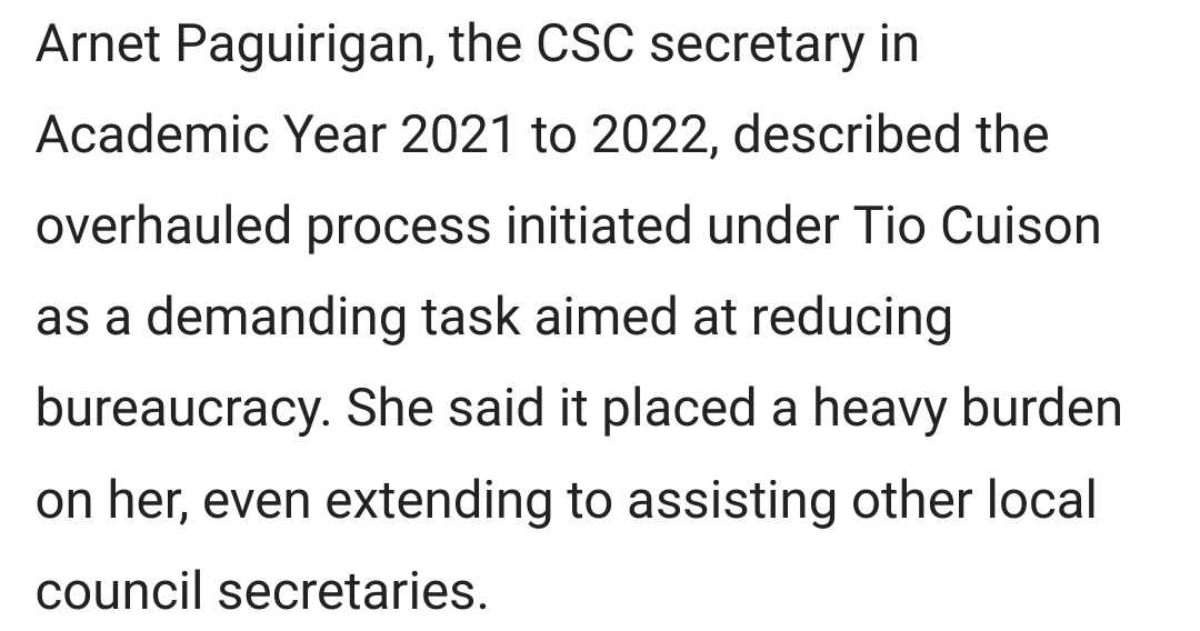_yaoeh's tweet image. As an EB who deals directly with the E-Reserve system, and has gone in a back and fourth with OSA, and nakaranas ng maraming failed events dahil sa bureacracy-

Pagod na ako sa sistema na ito. 

Uphold Student Orgs and Councils autonomy.