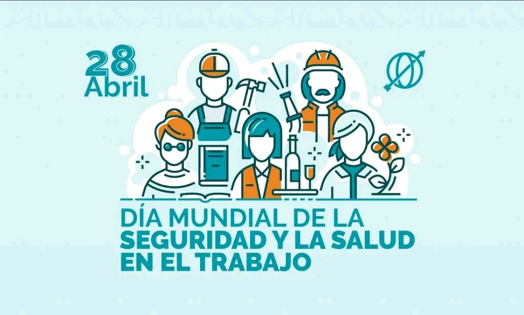 28 DE ABRIL
DÍA MUNDIAL DE LA SEGURIDAD Y
LA SALUD EN EL TRABAJO
Para todos los trabajadores del Comercio mucha protección  desde sus puestos de trabajo  y en especial para los de las TMC 👷🏻‍♀️#proteccionalconsumidor#1roDeMayo#GironVictorioso#ComerciodelPueblo #GenteQueLePoneElAlma