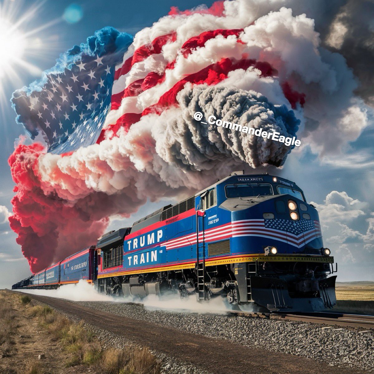 SUNDAY MORNING TRUMP TRAIN! ALL ABOARD!!! 🚂 💨 🚂 💨 🚂 💨 💨 FOLLOW BACK ALL PATRIOTS! 🇺🇸🇺🇸🇺🇸 DROP YOUR HANDLES!!! @@@ REPOST = MORE GROWTH ↪️ GROW TOGETHER!!! 💪💪💪 LET’S GO!!! 🔥🔥🔥 #PatriotsUnite
