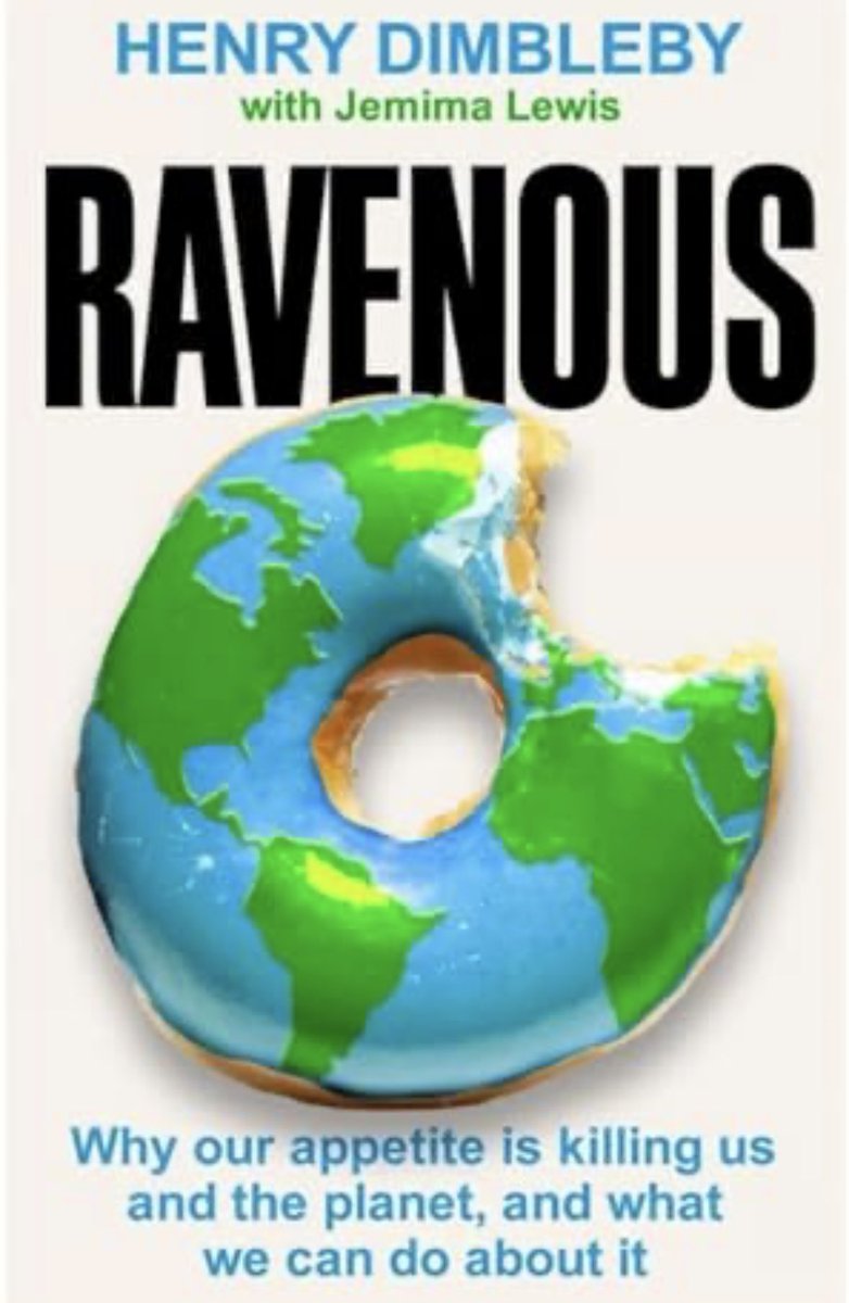 Ravenous by @HenryDimbleby should be a must-read for everyone. The most important non-fiction book I’ve read. How our diet is hurting/killing us and killing the planet. Some pretty simple things can be implemented personally and governmentally. But govt are afraid. ⭐️⭐️⭐️⭐️⭐️