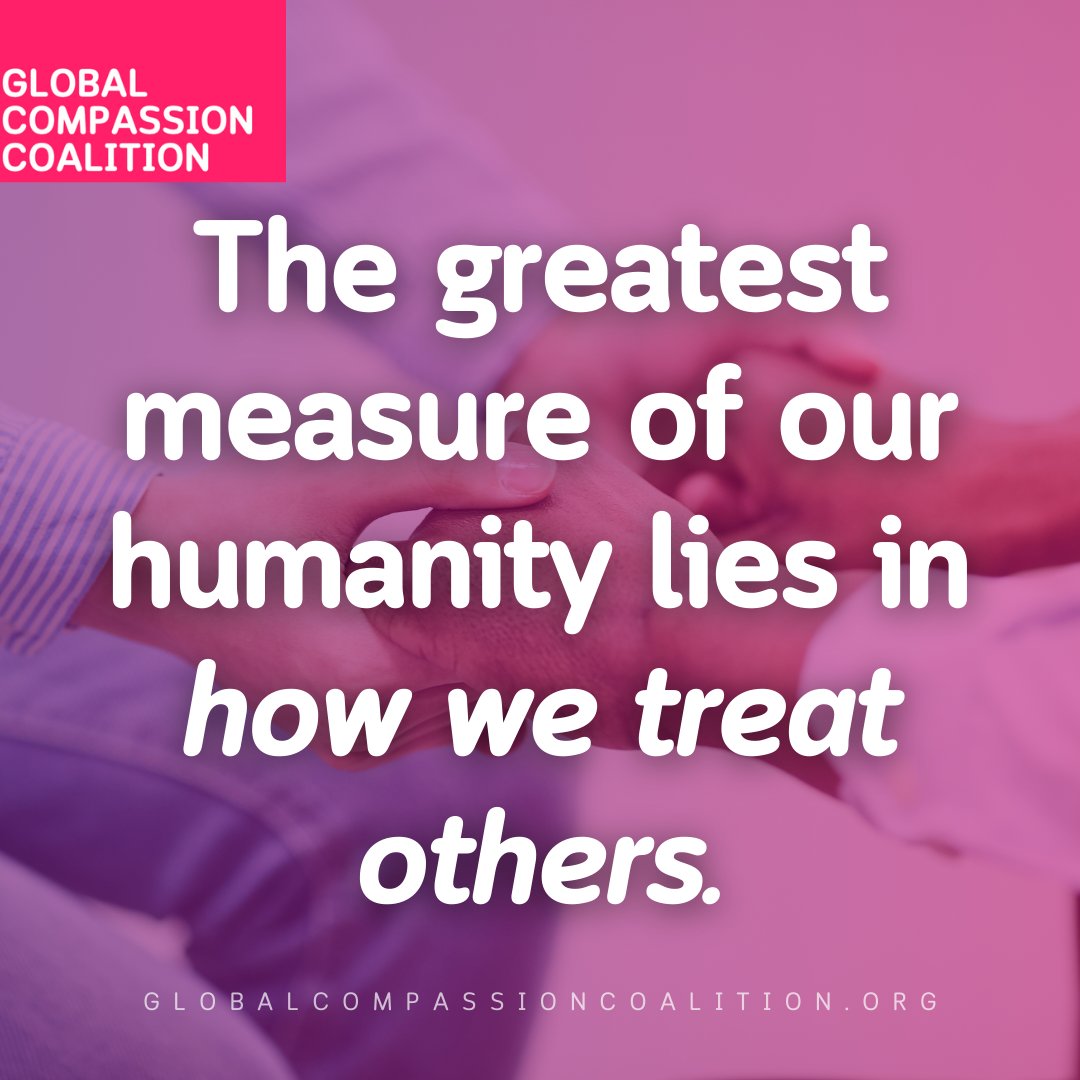 When we prioritize compassion, we can create a community of support and understanding. Click here for 10 practical ways you can help others: globalcompassioncoalition.org/how-to-help-ot…