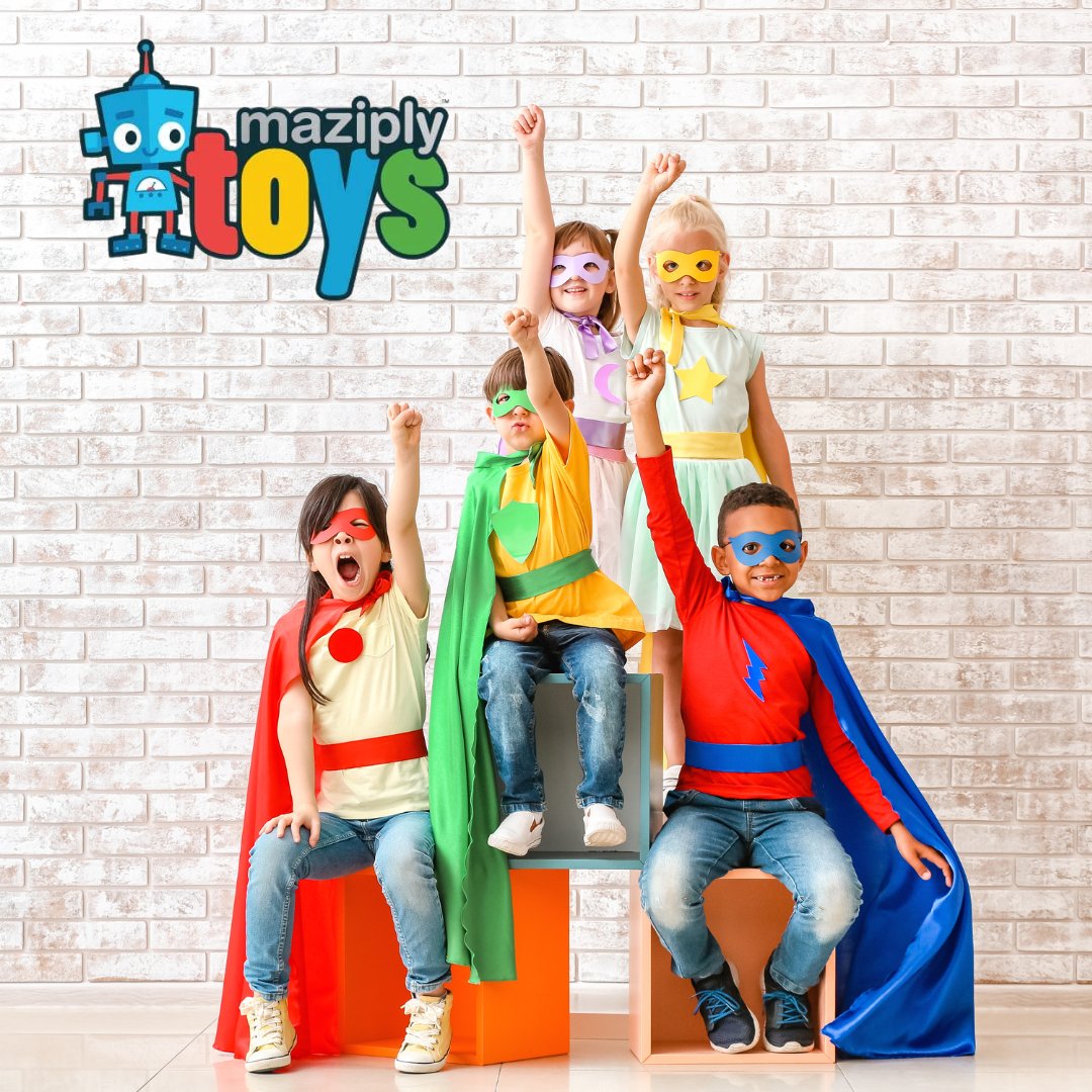 Celebrate National Superhero Day with Maziply Toys!  Ever dreamt of having superpowers? Today's your day to embrace your inner hero! Don't just admire heroes from afar—become one! #NationalSuperheroDay #BeYourOwnHero #MaziplyToys