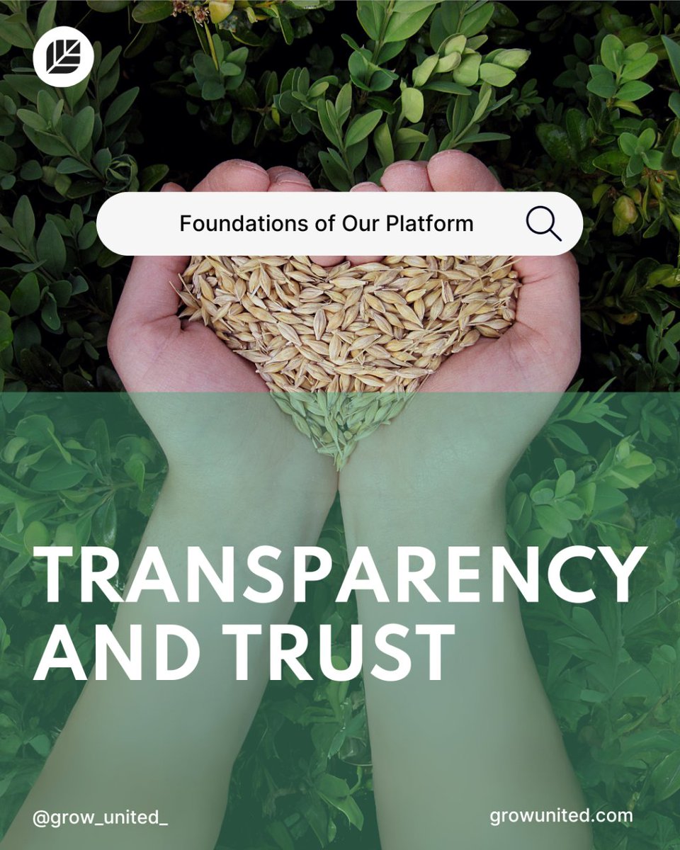 Our platform provides radical transparency, allowing consumers to make informed choices and farmers to showcase their sustainable practices. Visit growunited.com to learn more about the future of agriculture! 🌟🤝 #TraceabilityIsKey #FutureOfFood #SupportLocalFarmers