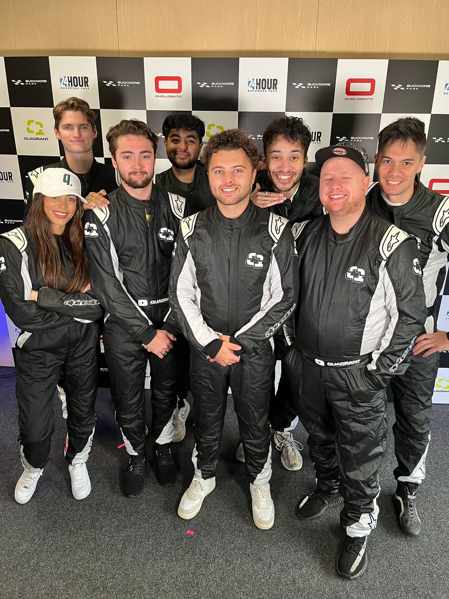 CHEQUERED FLAG! 🏁 Quadrant finished in p22 and we are SO so proud of them. It was an amazing effort to race for 24 hour straights and what’s most important is that the guys finished the race 💜 Same time, same place next year?(Chasing that well deserved p1?)💜🫡