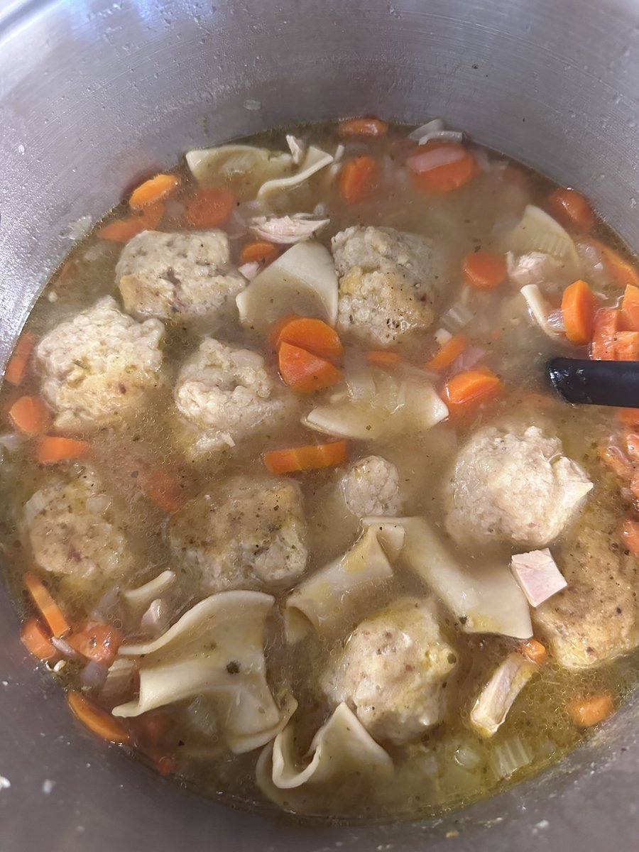 matzoh ball chicken noodle soup cures everything