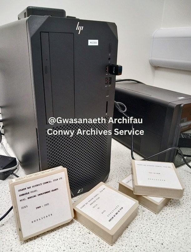 Conwy Archive is sprinting forward into #FutureArchives with our dedication to digital preservation. We keep digital photos and records, while also saving material from outdated formats that would otherwise become #LostMedia. #Archive30