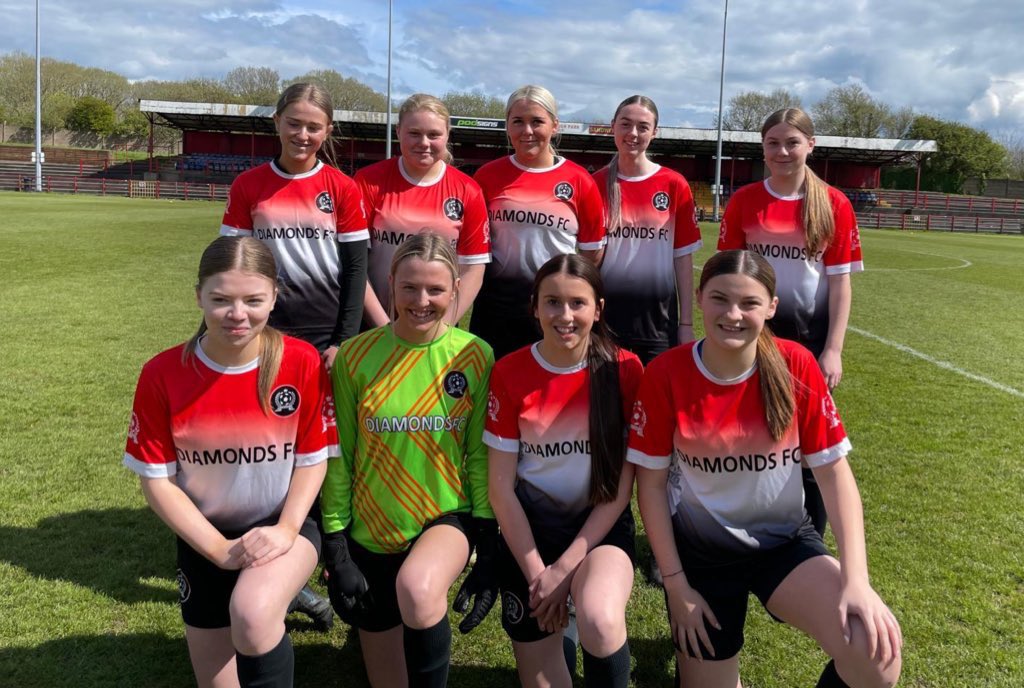 🏆 | UNDER 16 Championship Division Trophy Libby Green puts Diamonds 2-0 up with a brace in the first half! Stanwix 1994 0️⃣ Workington Diamonds 2️⃣