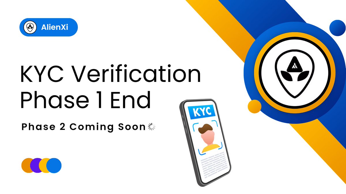 Kyc verification phase 1 successfully end.